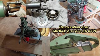 GRAULE Zugsäge ZS 85 N Restauration [upl. by Enilorak459]