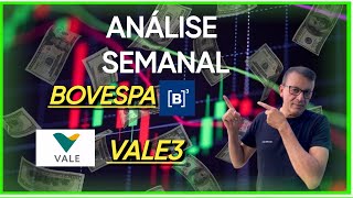 Análise semanal BOVESPA e VALE3 [upl. by Orola]