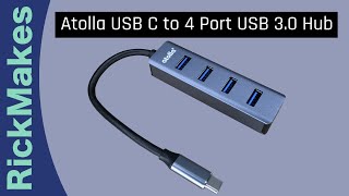 Atolla USB C to 4 Port USB 30 Hub [upl. by Cacia261]