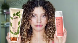 HIGHEND SALON CURLY HAIR PRODUCT BATTLE amp REVIEW  Living Proof vs Mizani [upl. by Alyel]