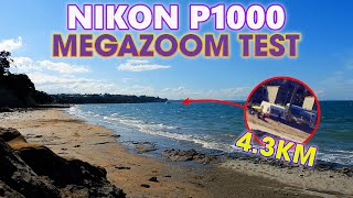 Nikon P1000 MegaZoom Test  Coastal Zoom 43KM [upl. by Aleyam]