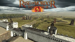 FORCES OF DARKNESS FALL UPON GONDOR  Rise of Mordor Siege Battle [upl. by Ezalb]