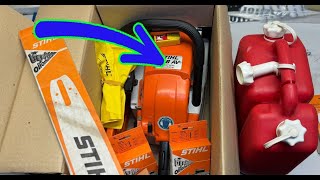 ШОК  Ця бензопила STIHL пролежала у німця 40 років новою в коробці [upl. by Lenna]