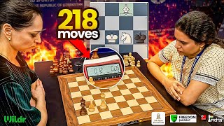 Kosteniuk Checkmates Humpy with a Bishop and Knight 12 seconds on the clock  World Blitz 2023 [upl. by Lail]