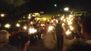 Wedding Reception Sparkler Exit [upl. by Margery]