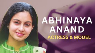 ABHINAYA ANAND ACTRESS amp MODEL [upl. by Frasch]