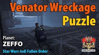 Venator Wreckage Puzzle Walkthrough  Zeffo  Star Wars Jedi Fallen Order [upl. by Lipp]