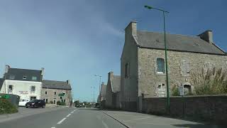 Driving On Route du Rhun amp Route du Car Ferry D58 29680 Roscoff Finistère Brittany France [upl. by Ydissak]