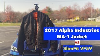 Alpha Industries MA1 Slim Fit Bomber Jacket Vs VF59 [upl. by Hale]