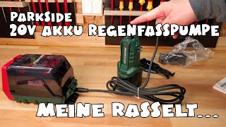 Montagsgerät PARKSIDE® 20V AkkuRegenfasspumpe PRPA 20Li A1 [upl. by Parke]