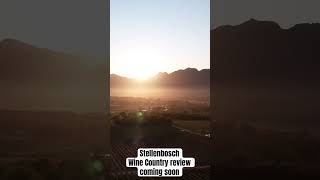 Drone Country stellenbosch winecountry wine travel travelvlog capetown [upl. by Selohcin780]