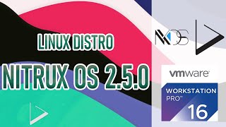 How to install Nitrux OS 250 on Vmware Workstation 16 full review [upl. by Ahsiam]