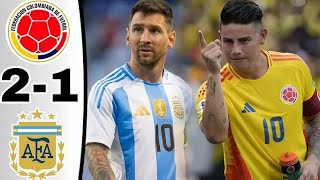 Argentina vs Colombia football highlights amp All Goals  Fifa World Cup Qualify 2026 [upl. by Ellenig593]