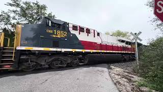 CSX L137 with the Western Maryland Heritage Unit  92724 [upl. by Serafina]