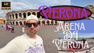 Arena di Verona Italy 2024 4K Tour Walk The TourProwalk Tours [upl. by Ditmore596]