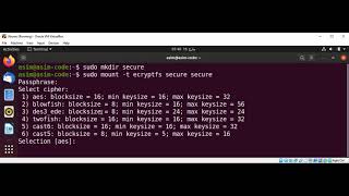 Encrypting directories with eCryptfs on Ubuntu Linux [upl. by Esch777]