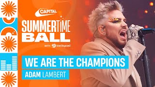 Adam Lambert  We Are The Champions Live at Capitals Summertime Ball 2023  Capital [upl. by Nauht]