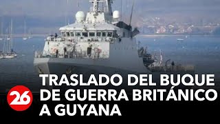 Venezuela  Traslado del buque de guerra británico a Guyana [upl. by Werdna]