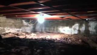 Crawl space excavation [upl. by Harrak]