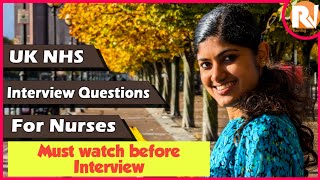 UK NHS Interview Questions For Nurses and My Experience  Vlog 101 [upl. by Aiki]