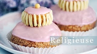 Religieuse Choux  French Cream Puff 를리지외즈 만들기  쿠키슈 베이비슈  한글자막 [upl. by Ewald]