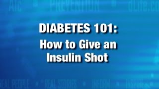 How to Give an Insulin Shot [upl. by Fabozzi207]