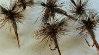 How to tie a 20 Adams Dry Fly [upl. by Dedrick769]