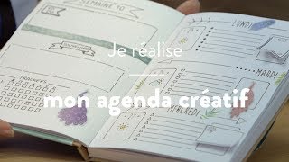 DIY créatif  Customiser un agenda créatif [upl. by Fattal]