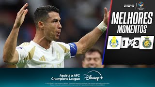 CRISTIANO RONALDO brilha exSantos faz GOLAÇO e AL NASSR vence o Al Gharafa na CHAMPIONS DA ÁSIA [upl. by Auria]