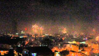 New Year 2015 Fireworks in Manila [upl. by Rosina]