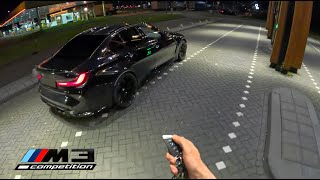 POV Night Drive 2024 BMW G80 M3 Competition XDRIVE  Pure Drive Vibes [upl. by Chane]