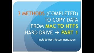 3 methods to copy files from Mac to external NTFS hard drive 1 Paragon [upl. by Nosrac]