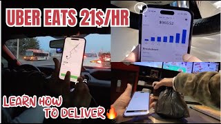 How to do Uber Eats Delivery in Canada🇨🇦  which one you should use👉 Car  Cycle or Walking 👍 [upl. by Mitzi]