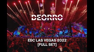 Deorro  EDC Las Vegas 2022  Kinetic Field Full Set [upl. by Esilanna977]