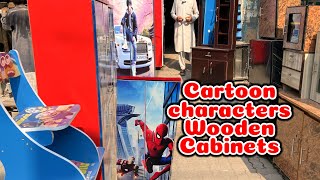 Cartoon characters CabinetsAlmari  Wardrobe cheapest wholesale Shop in Lahore  Every size Almari [upl. by Crofoot]