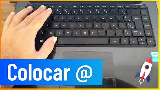 Como Colocar Arroba  no Notebook e no PCComputador pelo Teclado [upl. by Samuella]