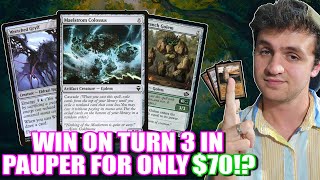 UNBOXING 70 Mono Green Tron For Pauper Deck Tech for Magic The Gathering [upl. by Anivahs245]