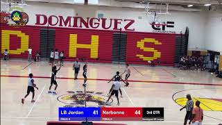 BUZZER BEATER for OT  Narbonne vs LB Jordan  The Dominguez League  Oct 5 2024 Sat 1130am [upl. by Sisco811]