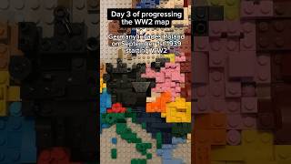 Day 3 of progressing the WW2 map lego ww2 poland germany sabaton [upl. by River113]