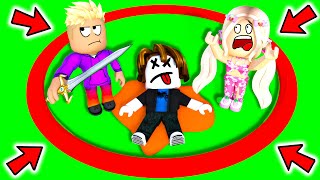 KÜÇÜK DAİRENİN İÇİNDE HAYATTA KALAN KAZANIR 😱  ROBLOX Dont leave the circle [upl. by Lull888]