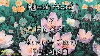 Kekasih Abadi  MR APAI PERLAHAN KARAOKE GITAR COVER [upl. by Rikki515]