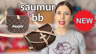 New Louis Vuitton Saumur BB 😮 2023 Release [upl. by Idnym829]