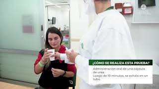 Prueba de aliento para el diagnóstico de Helicobacter Pylori [upl. by Jourdan]