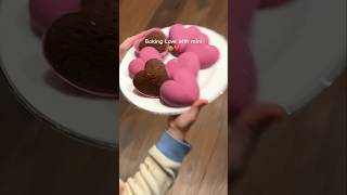 How to have fun together Heart cookies 🍪 cooking baking cookies momlife asmr [upl. by Tisbee853]