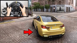 Forza Horizon 5 Drifting BMW M4 Steering Wheel  Shifter Gameplay [upl. by Hyman]