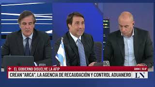 El Gobierno anunció un fuerte recorte en el Estado el pase entre Esteban Trebucq y Eduardo Feinmann [upl. by Martinelli]