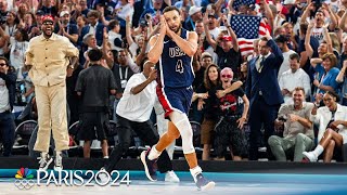 Stephen Curry’s TOP highlights from Paris Olympics basketball competition  NBC Sports [upl. by Ecinad]