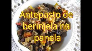 Antepasto de berinjela na panela receita [upl. by Jill871]