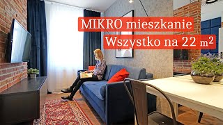 MIKRO mieszkanie marzeń 20 m2 Jak mieszkać wygodnie w małym mieszkaniu Testujemy Panele winylowe [upl. by Phedra]