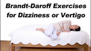 Brandt Daroff Exercises for Dizziness or Vertigo [upl. by Kenleigh]